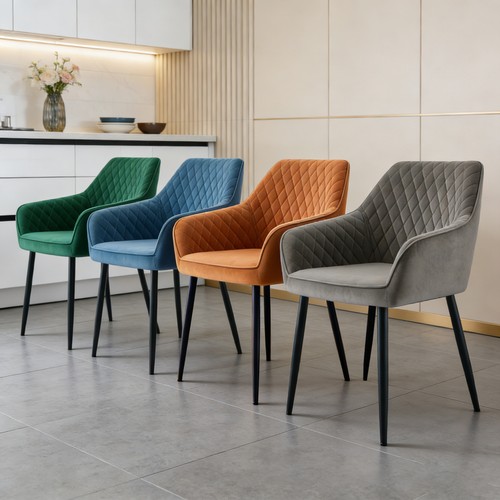 Luxury 4pcs velvet - luxury, dining