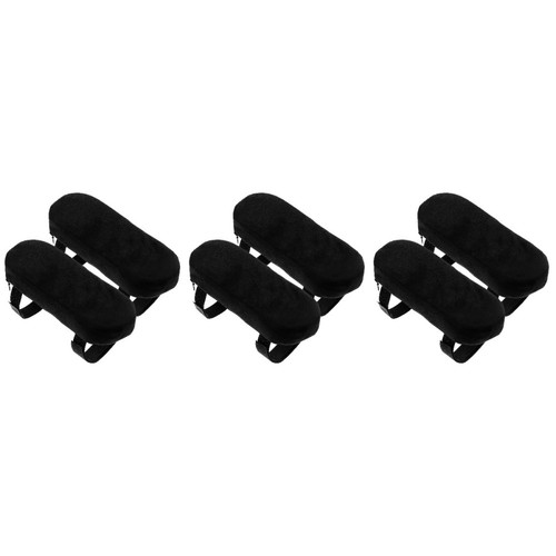 Black ergonomic arm rest - rest, pads