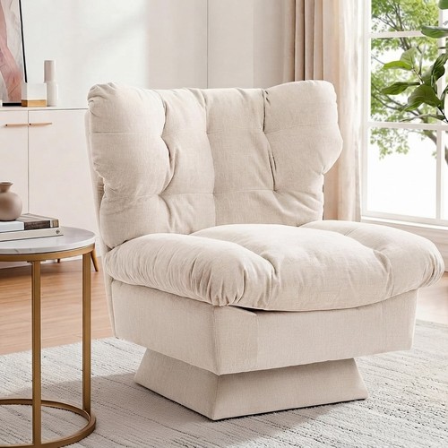 Oversized swivel accent chair - oversized,