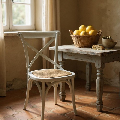 Grey cross back dining - dining, chair