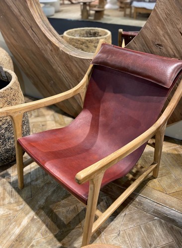 Reclined armchair easy chair - armchair,