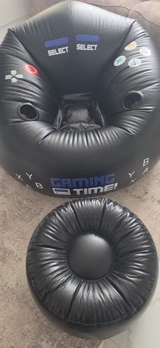 Gaming inflatable chair with - inflatable,