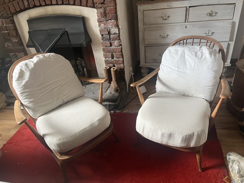 Ercol 203 easy chairs - 203,