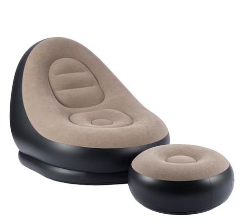 Inflatable chair with foot - inflatable,