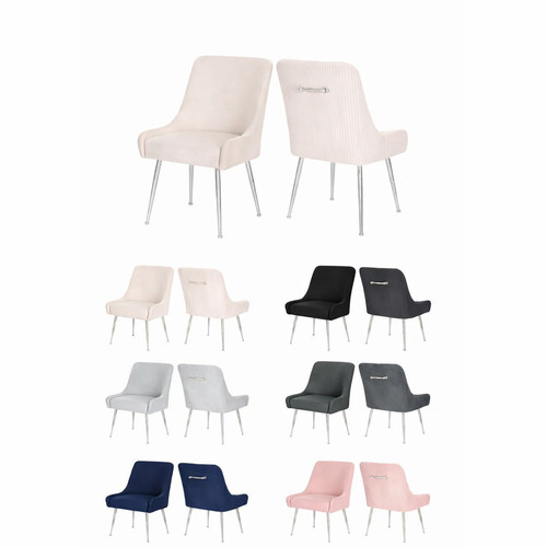 Luxury velvet dining chairs - luxury,