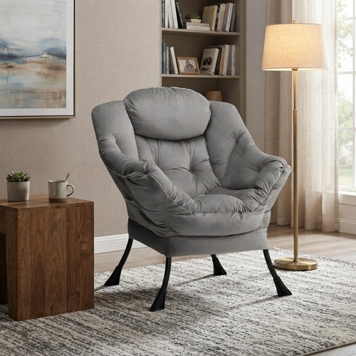Luxury dark gray velvet - gray,
