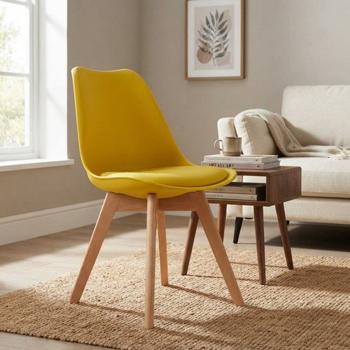 Stylish yellow dining chair - stylish,