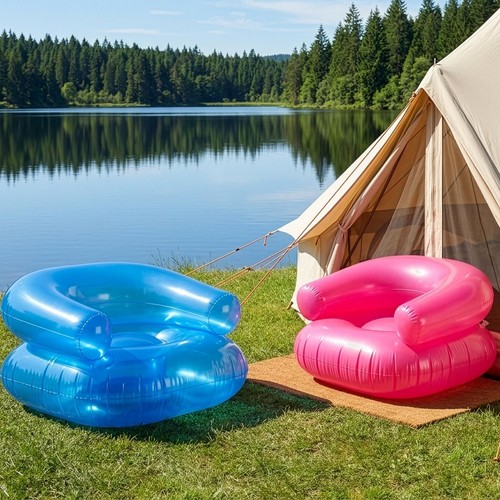 Inflatable chair 70x70x45cm - inflatable,